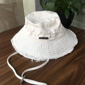 Jacquemus bucket hat white